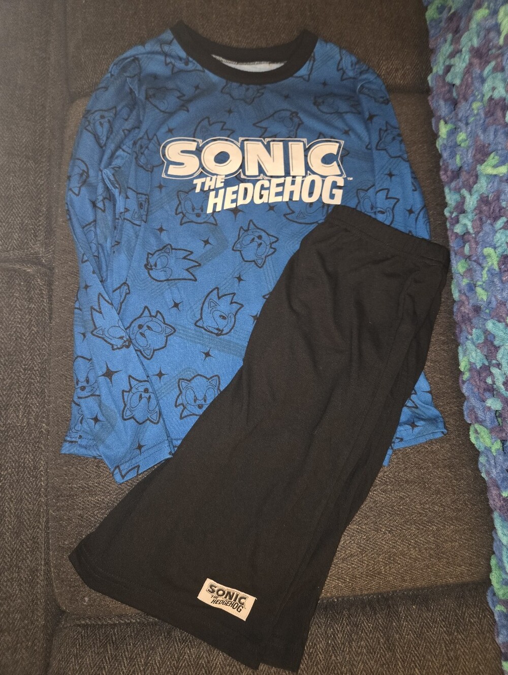 Sonic The Hedgehog 2 Piece Pajamas